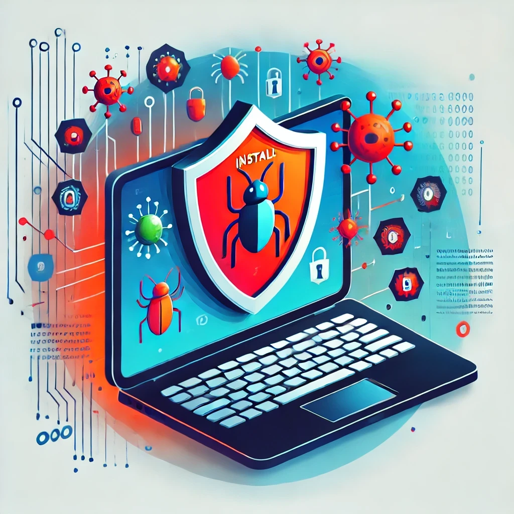 Business compared to a castle, with anti-malware software as a knight in shining armor protecting against cyber threats like viruses and spyware. Emphasizes the importance of keeping the software updated for optimal protection.